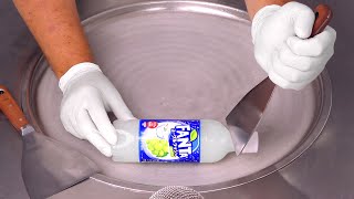 Yoghurt FANTA from Japan becomes Ice Cream Rolls | oddly satisfying Food Transformation - ASMR