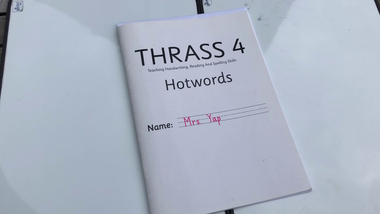THRASS Hotwords - ‘came’ worksheet instruction