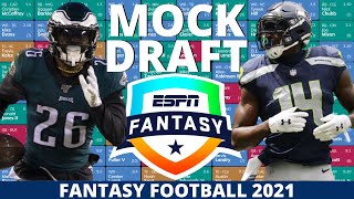 2021 Fantasy Football Mock Draft - PPR - 8 Team
