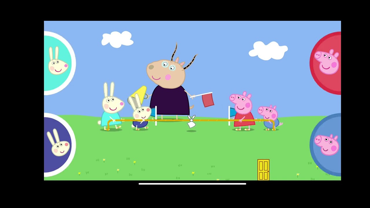 peppa pig sports day tug of war game - YouTube