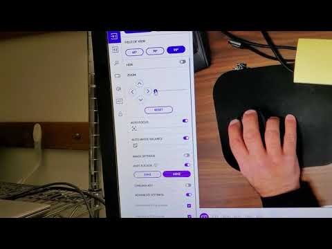 logitech webcam to document