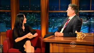 Late Late Show With Craig Ferguson Courtney Cox 3/5/12