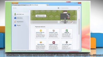 How to find and install add-ons in Mozilla® Firefox on a Windows® 8 PC