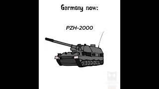 German Tanks Now VS Then! 🇩🇪 | Entertainment Purposes only! ⚠️ ● #shorts #country #countryballs #fyp