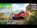 Forza Horizon 5 | RTX 3060 + RYZEN 5 3600 | (RTX ON/OFF) | 1080p - 1440p - 2160p