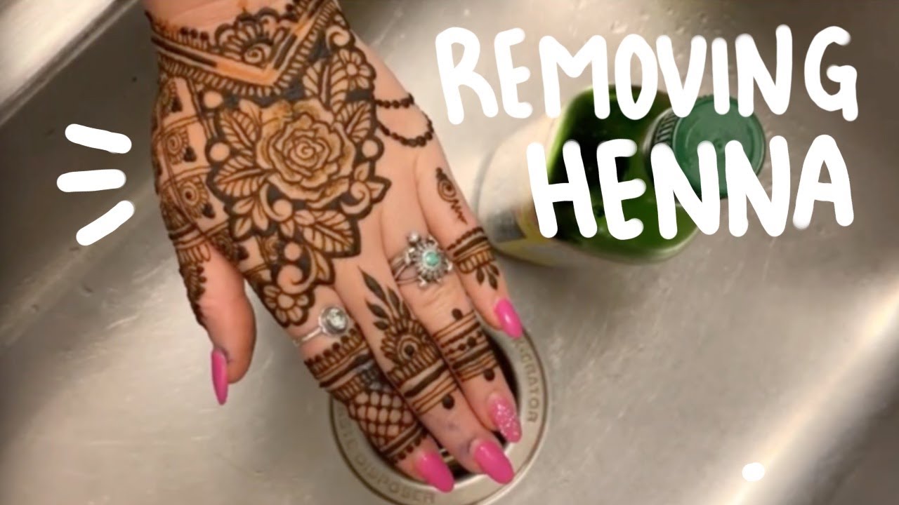 How to Remove a Henna? 