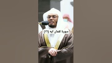 سورة لقمان ايه ١٦ بصوت الدوسري *من فضلك تابع الصفحة* #قرآن #ياسر_الدوسري #explore #الشريم #تلاوات