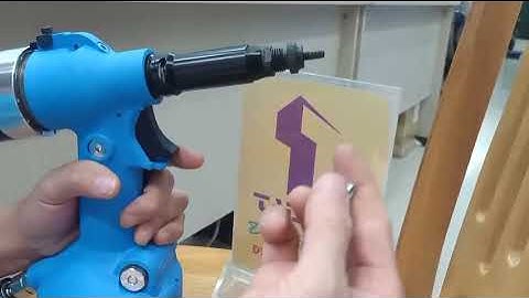 Hướng dẫn sử dụng Súng rút ốc tán dùng khí nén