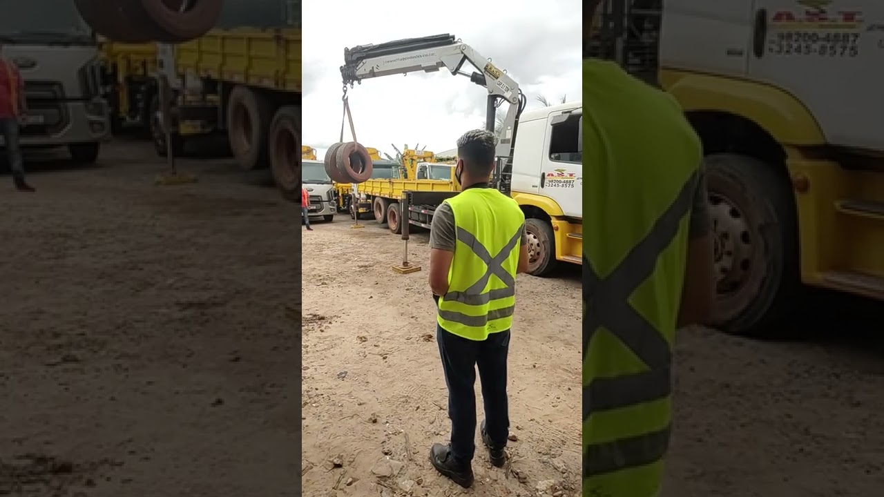 Curso de Operador de Guindaste Veicular Articulado com Joystick