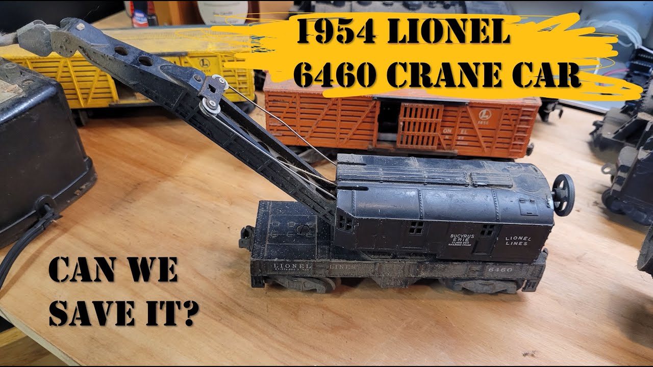 Lionel 6460 Crane Car Rebuild 