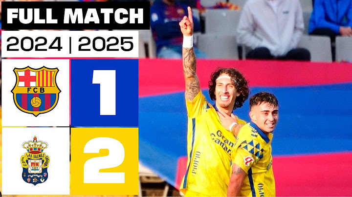 FC Barcelona 1 - 2 UD Las Palmas I FULL MATCH | LALIGA EA SPORTS 2024/25