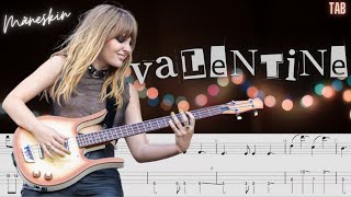 🎸Måneskin - VALENTINE - Bass Cover With +TABS🎈