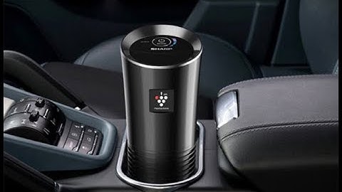 Giới thiệu máy lọc không khí ô tô Sharp IG-KC15 nội địa Nhật, bộ phát ion Plasma 25000ion/1cm3