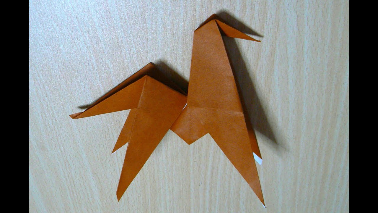 Wie Man Pferd Macht Origami Die Kunst Des Papierfaltens