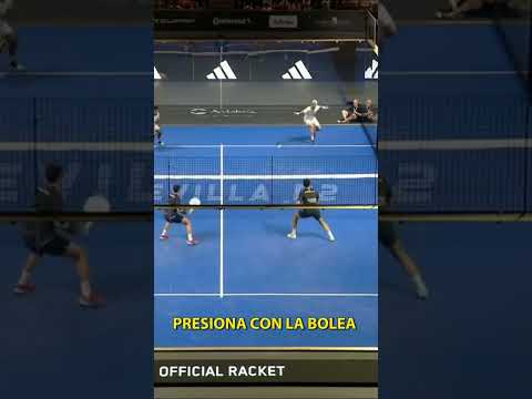 Así es como juegan los profesionales. Saben donde dirigir la bola en cada golpe ✅