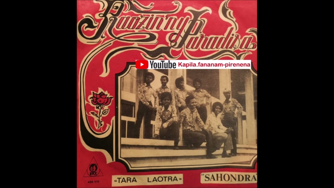 Raozin'ny paradisa - Sahondra ( Fax original 45 tours) - Madagascar.