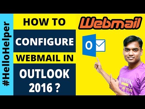 EMAIL SETUP: HOW TO CONFIGURE WEBMAIL IN OUTLOOK 2016