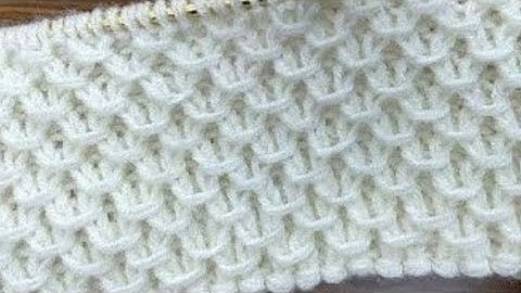Easy 4 Rows repeat knitting pattern for Border,Cap, Scarf, Sweater.