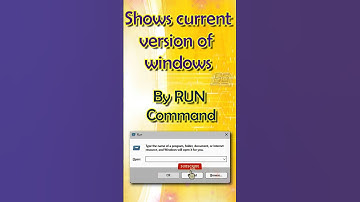 Discovering the Current Windows  Version via Run Command