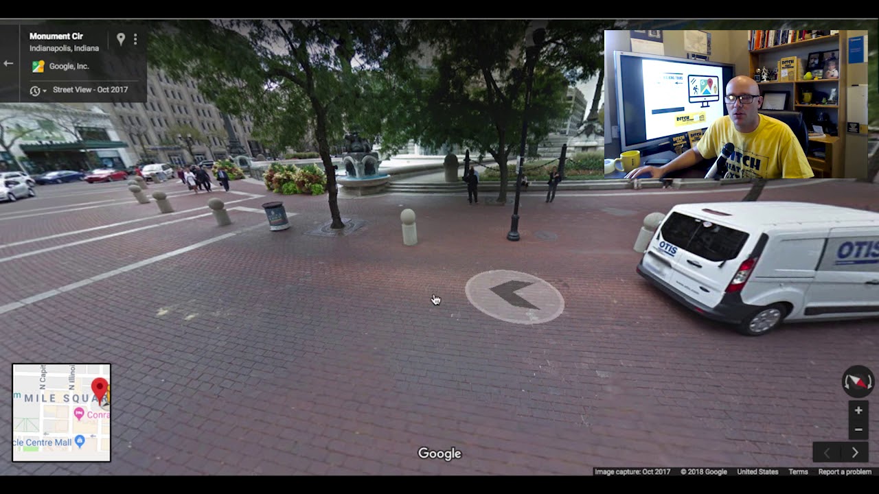 How do you walk 3D on Google Map?