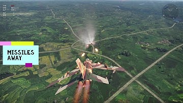 War Thunder Premium A-5C Test Flight and Weapons Showcase