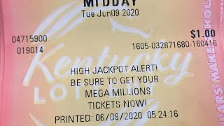 Pick 3 winning tickets box Kentucky lottery