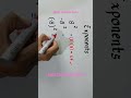 BASIC MATH REVIEW: Exponents