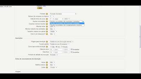 Como criar um curso no moodle - Parte 1