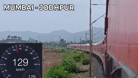 MUMBAI TO JODHPUR | Full Journey | 12480 Suryanagari Express