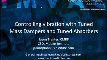 Tuned Mass Dampers and Tuned Absorbers - CBM Conference Europe