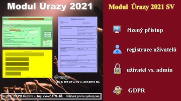 Software BOZP: Modul Úrazy 2021 SV (síťová verze)