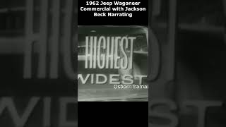 1962 Jeep Wagoneer Commercial Jackson Beck Voiceover #jeep #jeeplife #wagoneer #vintage #retro