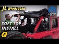 How to Install a Mopar Soft Top on a 2018 and up Jeep Wrangler JL Unlimited