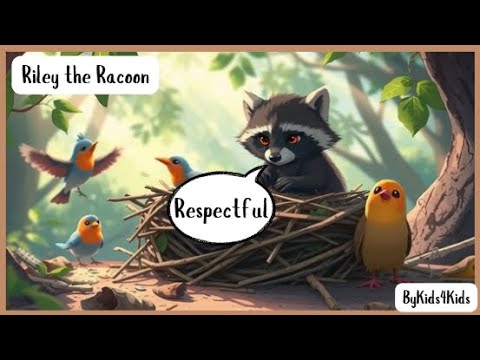 Racoon Riley Riley the Racoon | Storytime for Kids | Bedtime Story | Story about ...