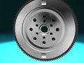 3D animation of dual mass flywheel