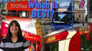 The BEST Hop On Hop Off Tours in London  How to Choose between Big Bus TOOT Golden Tours and City S