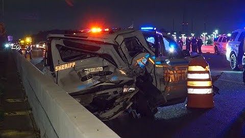 DWI suspect injures deputy in high-speed crash, HCSO says