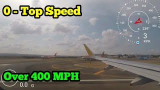 Commercial Jet Aeroplane top speed take off and flight goes over 400MPH | A350-900 | Plane