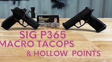 Sig P365 MACRO TACOPS