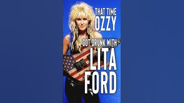 How a Drunken Night with Ozzy Osbourne Gave Lita Ford Her Biggest Hit #LitaFord #ozzyosbourne