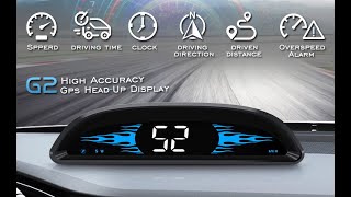 AkaBane-Car HUD GPS Speedometer Digital Heads up Display Suitable for All Vehicle （G2） screenshot 5