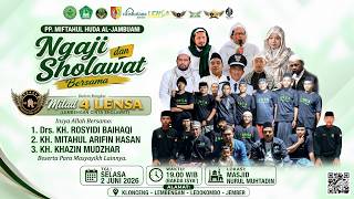 Milad Lensa  Lembengan Cinta Sholawat  Ke 4 Bersama Majelis Sholawat Syabab Korda Jember