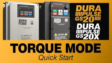 DURApulse GS20(X) VFD: Torque Mode Quick Start from AutomationDirect
