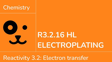 Reactivity 3.2.16 HL Electroplating [IB Chemistry HL]