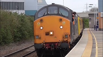 Class 37 37601 Mega Thrash & Tones @ Loughborough