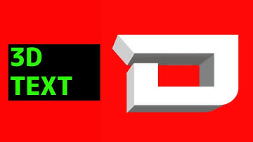 HOW TO MAKE 3D TEXT IN IOS OR IPHONE ||MAKE 3D TEXT IN IOS OR ANDROID |||3D LOGOS