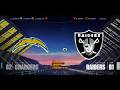 Game 2 Raiders Franchise vs Chargers: Crashing out HARD!