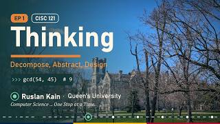 Thinking | CISC 121, Intro to Computing Science I, F25-W26 (1/15)