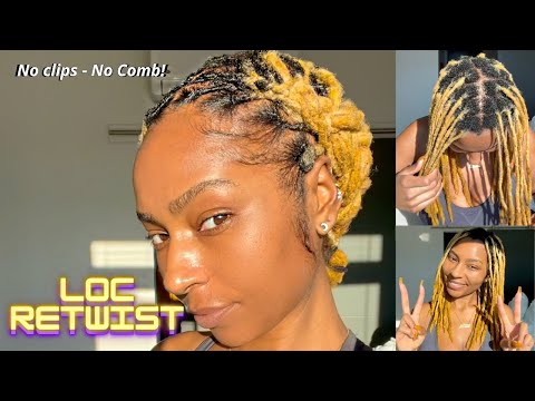 LOC RETWIST: NO CLIPS, NO COMB NEEDED!