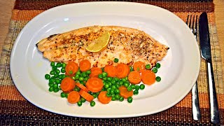 Baked Flounder (or any white fish)
